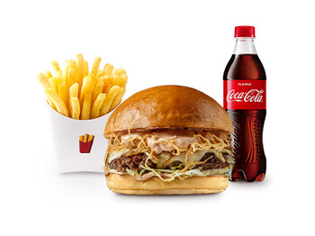 X MENU (1 X Burger + 1 Fries + 1 ədəd Coca-Cola və ya 1 ədəd Limonad)
